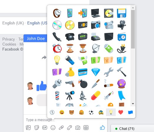 facebook emojis